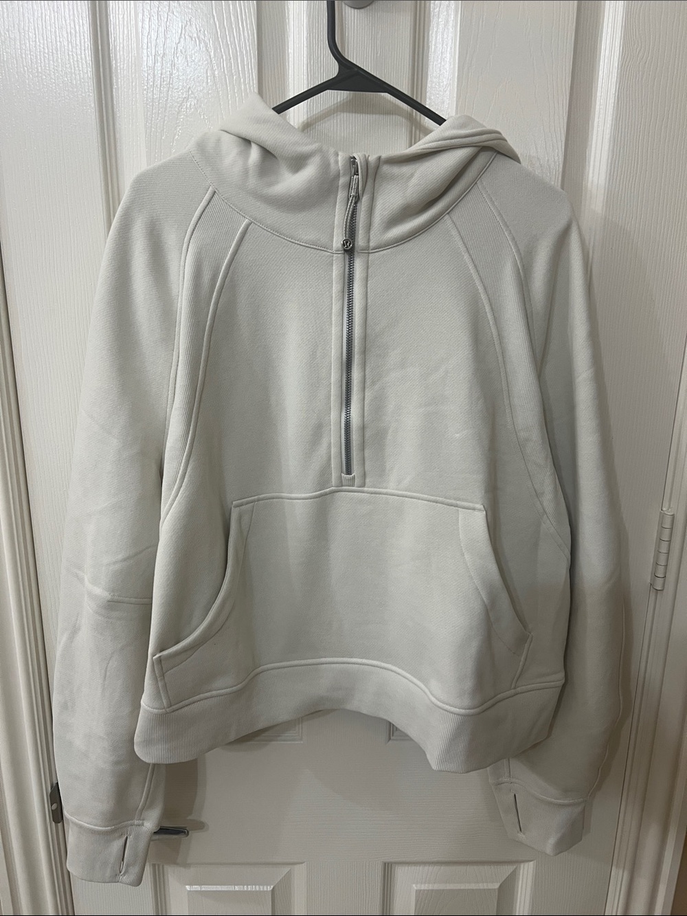 Scuba Oversized Half-Zip Hoodie Sweater